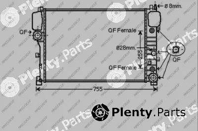 Prasco ME526R002 — Radiator, engine cooling PrascoSelection