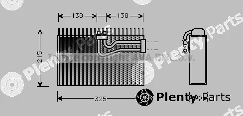Prasco AIV010 — Evaporator, air conditioning
