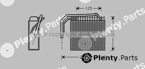 Prasco CRV061 — Evaporator, air conditioning