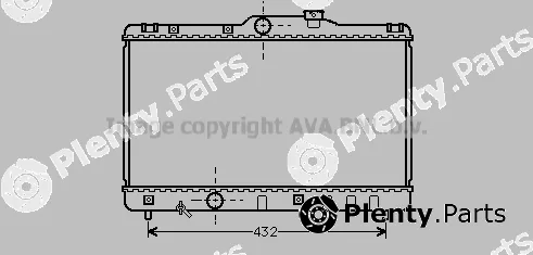Prasco TO2140 — Radiator, engine cooling