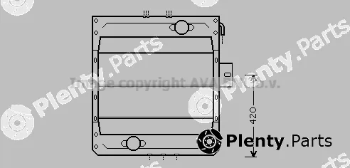 Prasco RE2024 — Radiator, engine cooling
