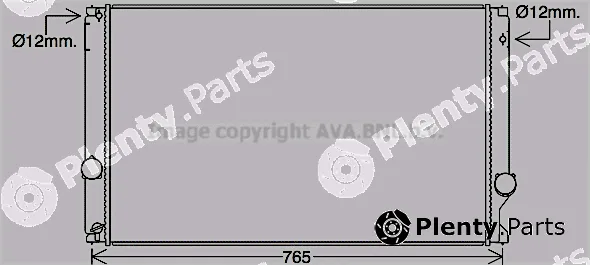 Prasco TO2750 — Radiator, engine cooling