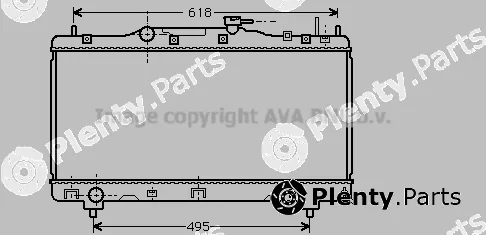 Prasco TO2256 — Radiator, engine cooling