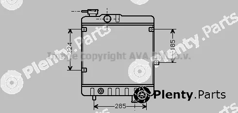 Prasco FTA2028 — Radiator, engine cooling
