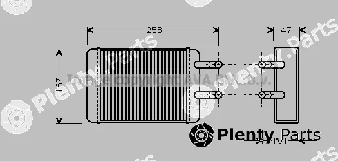 Prasco SI6044 — Heat Exchanger, interior heating