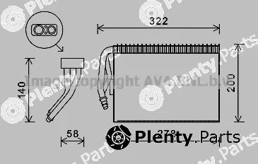 Prasco SBV073 — Evaporator, air conditioning