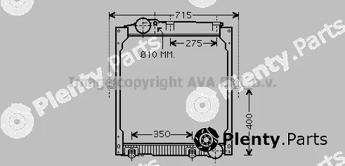 Prasco MEA2197 — Radiator, engine cooling