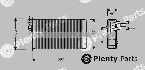 Prasco AI6141 — Heat Exchanger, interior heating
