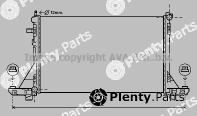 Prasco RTA2560 — Radiator, engine cooling