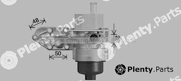 Prasco FD3669H — Oil Cooler, engine oil