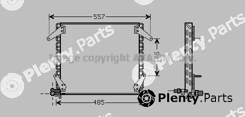 Prasco DN5272 — Condenser, air conditioning