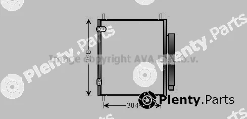 Prasco MT5244D — Condenser, air conditioning