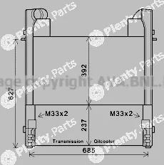 Prasco FE4025 — Charge Air Cooler