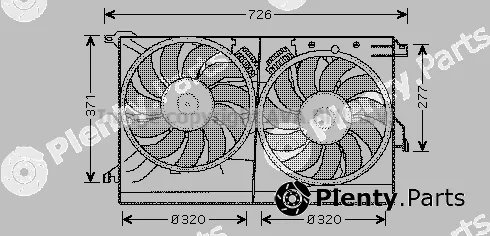 Prasco SB7502 — Fan, engine cooling