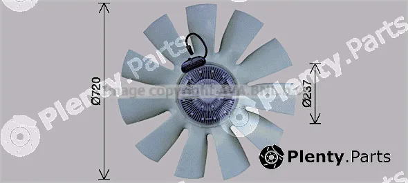 Prasco DFF059 — Fan, engine cooling