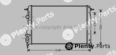 Prasco RTA2312 — Radiator, engine cooling