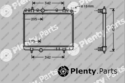 Prasco CI522R004 — Radiator, engine cooling PrascoSelection