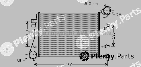 Prasco VNA4268 — Charge Air Cooler