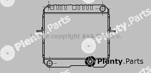 Prasco DN2106 — Radiator, engine cooling