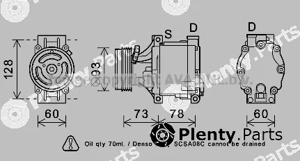 Prasco SUK099 — Compressor, air conditioning