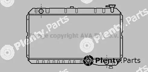 Prasco TO2084 — Radiator, engine cooling
