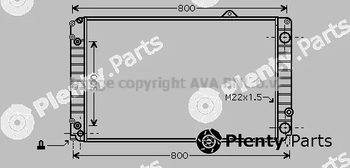 Prasco AIA2099 — Radiator, engine cooling
