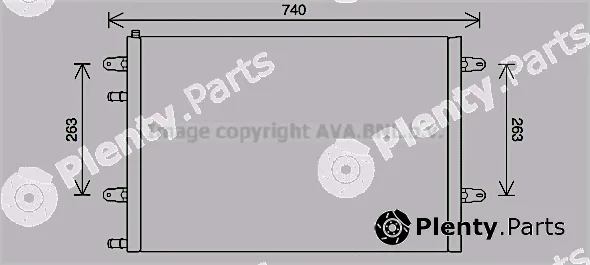 Prasco AI2417 — Radiator, engine cooling