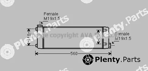 Prasco RE3088 — Oil Cooler, engine oil