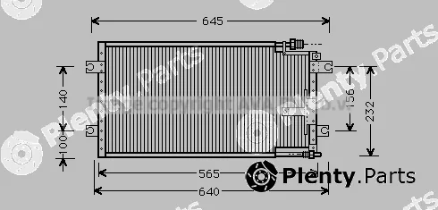 Prasco MZ5109 — Condenser, air conditioning