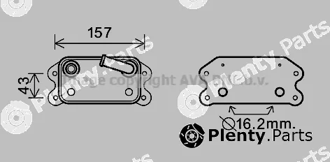 Prasco VO3168 — Oil Cooler, engine oil