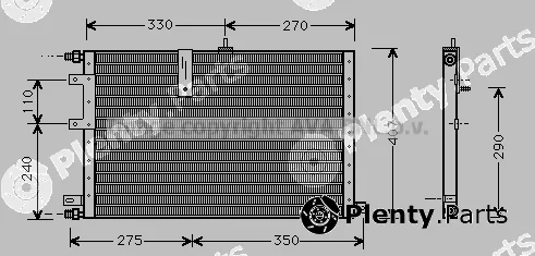 Prasco SB5033 — Condenser, air conditioning