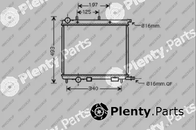 Prasco CI304R001 — Radiator, engine cooling PrascoSelection