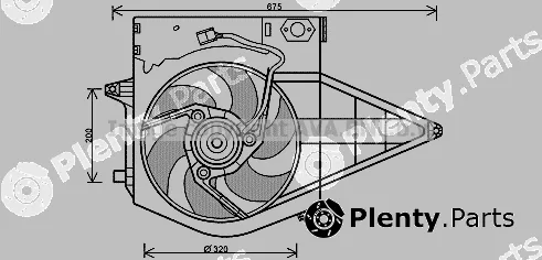 Prasco PE7546 — Fan, engine cooling