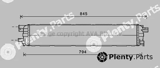 Prasco AI2366 — Radiator, engine cooling