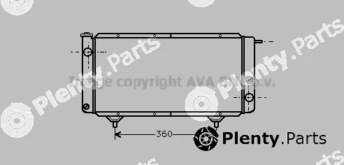 Prasco PE2003 — Radiator, engine cooling