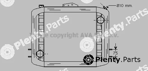 Prasco RE2042 — Radiator, engine cooling