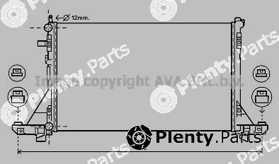Prasco RT2644 — Radiator, engine cooling