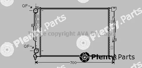 Prasco AI2189 — Radiator, engine cooling