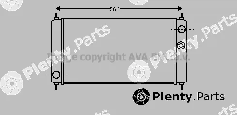 Prasco AU2021 — Radiator, engine cooling