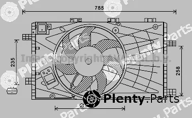 Prasco OL7621 — Fan, engine cooling
