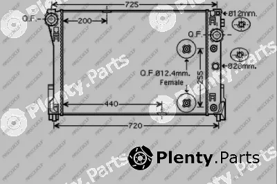 Prasco ME029R004 — Radiator, engine cooling PrascoSelection