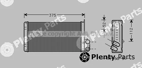 Prasco RT6226 — Heat Exchanger, interior heating