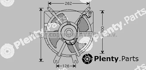 Prasco AU7503 — Fan, engine cooling