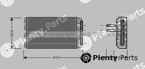 Prasco BWV019 — Evaporator, air conditioning