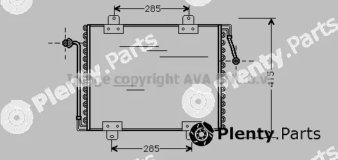 Prasco RT5180 — Condenser, air conditioning