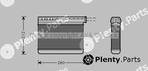 Prasco BW6166 — Heat Exchanger, interior heating