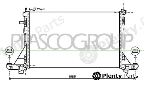 Prasco DS962R003 — Radiator, engine cooling PrascoSelection