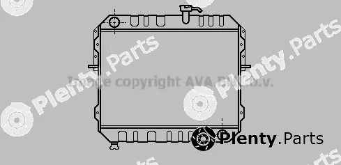 Prasco MZ2044 — Radiator, engine cooling
