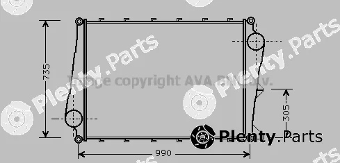 Prasco VL4021 — Charge Air Cooler