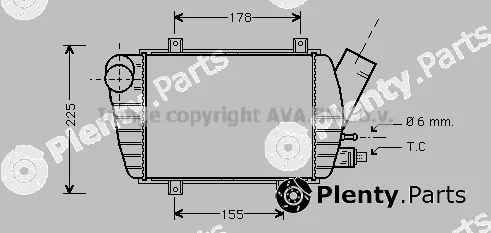 Prasco VN4154 — Charge Air Cooler